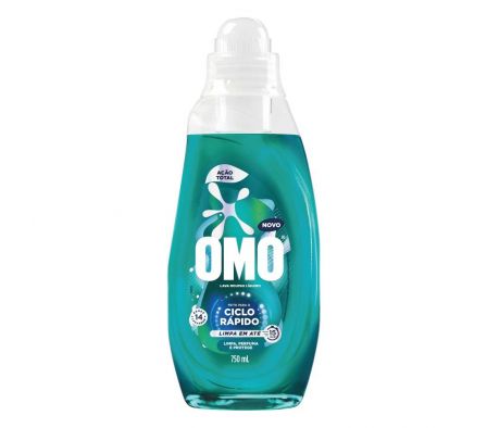 JABON LIQUIDO OMO ACCION TOTAL 750ML