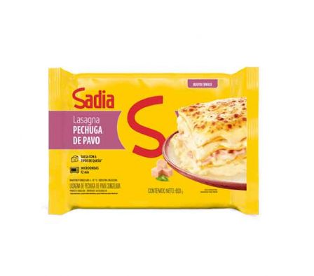 LASAGNA SADIA PECHUGA DE PAVO 360GR