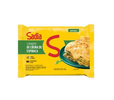LASAGNA SADIA CREMA DE ESPINACA 360GR