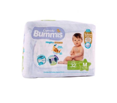 PAÑAL CAPRICHO BUMMIS JUMBO M 32UN