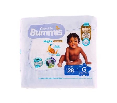 PAÑAL CAPRICHO BUMMIS JUMBO G 28UN