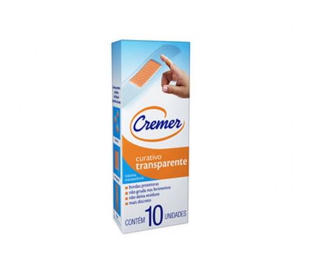 CURITAS CREMER TRANSPARENTE 10UN