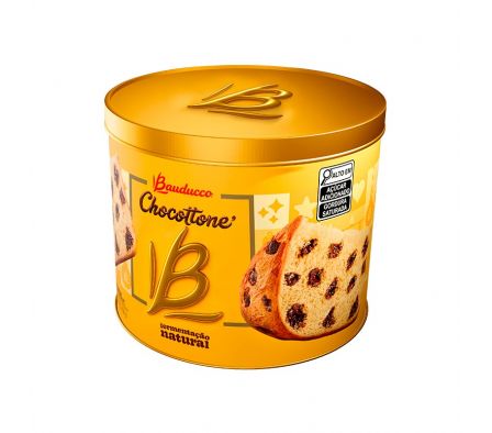 PANETTONE BAUDUCCO CHOCOLATE LATA 750GR
