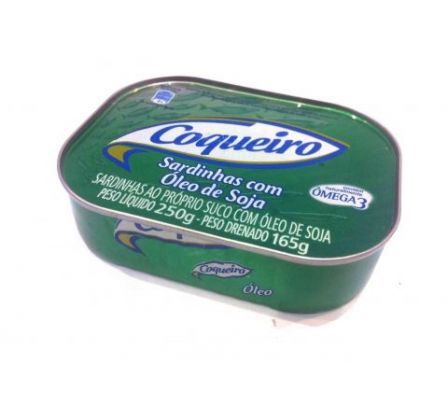 SARDINA COQUEIRO AL ACEITE 250GR