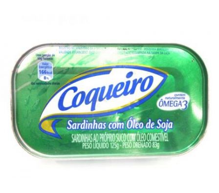 SARDINA COQUEIRO EN ACEITE 125GR