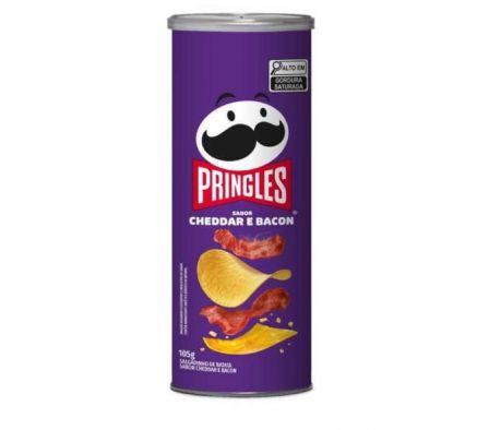 PAPAS FRITAS PRINGLES CHEDDAR & BACON 105GR