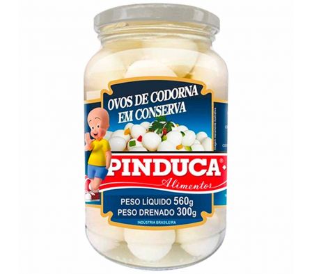 HUEVOS DE CODORNIZ PINDUCA EN CONSERVA 300GR/560GR