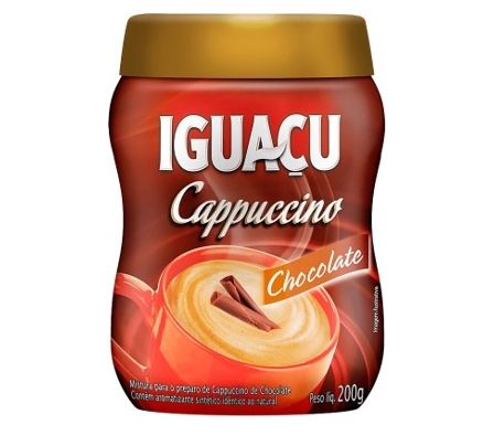 CAFE CAPPUCCINO IGUACU CHOCOLATE POTE 200GR
