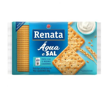 GALLETITA RENATA AGUA E SAL 360GR 