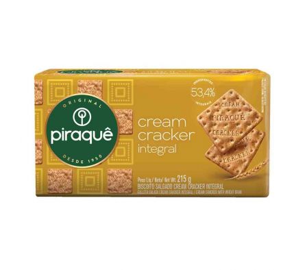 CRACKERS PIRAQUE INTEGRAL  215GRS.