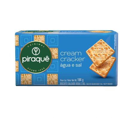 CRACKERS PIRAQUE AGUA Y SAL 184GRS.