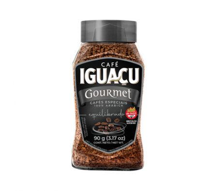 CAFE INSTANTANEO IGUAÇU GOURMET EQUILIBRADO 90GR