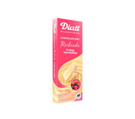 CHOCOLATE DIATT BLANCO RELL. DE FRUTILLA 25GR