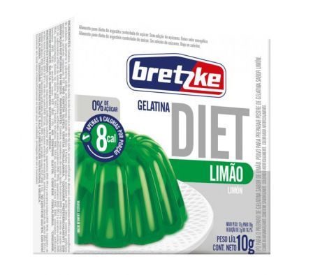 GELATINA BRETZKE DIET LIMON 10GR
