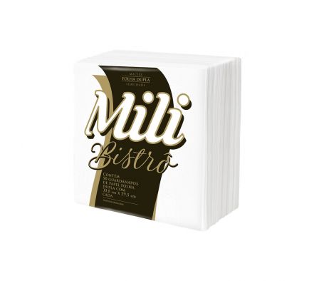 SERVILLETA MILI BISTRO 30X29,5CM - C/ 50UND