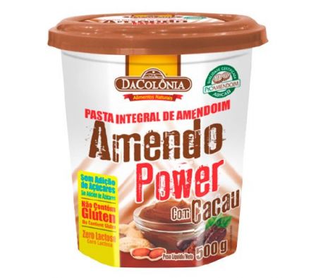 PASTA DE MANI DACOLONIA CON CACAO 500G