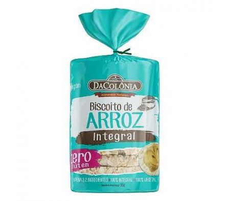 GALLETA DE ARROZ DACOLONIA INTEGRAL 95GR