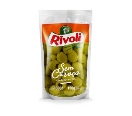 ACEITUNAS RIVOLI VERDES S/SEMILLA DOY PACK 300GR