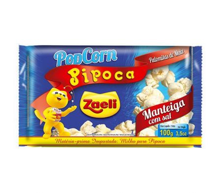 PIPOCA MICRO. ZAELI MANTECA 100GR.