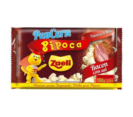 PIPOCA MICRO ZAELI BACON 100GR.