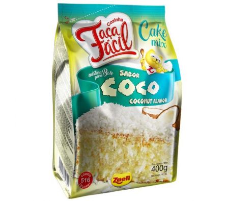 MEZCLA P/ TORTA ZAELI HAGA FACIL COCO 400GR