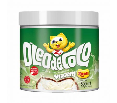 ACEITE DE COCO VIRGEN ZAELI 500ML