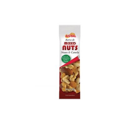 CEREAL BARRA MIXED NUTS NUECES Y CANELA 30GR.