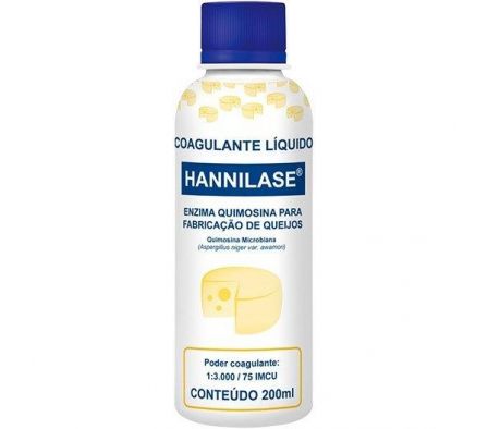 COAGULANTE P/ELABORACION DE QUESOS HANILASE 200ML