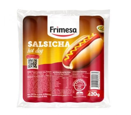 SALCHICHA HOT DOG FRIMESA 500GR