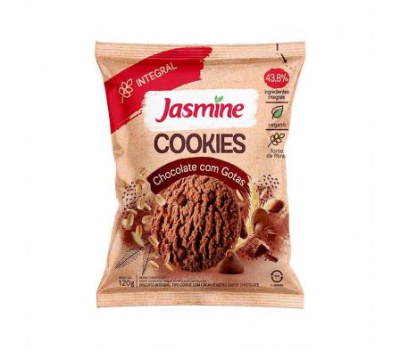 COOKIES INTEGRALES JASMINE CHOCOLATE CON GOTAS 120