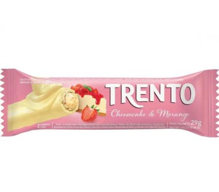 CHOCOLATE TRENTO RELLENO C/MORANGO 29GR