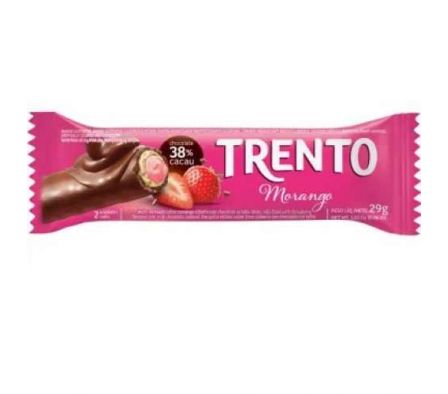 CHOCOLATE TRENTO RELLENO MORANGO 29G