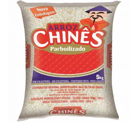 ARROZ CHINES PARBOLIZADO TIPO I 5KL