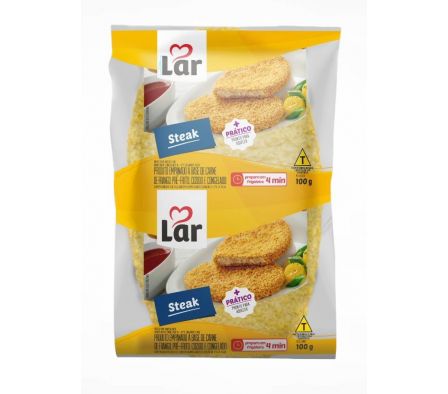 MILANESA LAR POLLO STEAK CONG PRECOCIDO 100GR