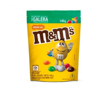 CHOCOLATE M&M MANI C/CHOCOLATES 148GR
