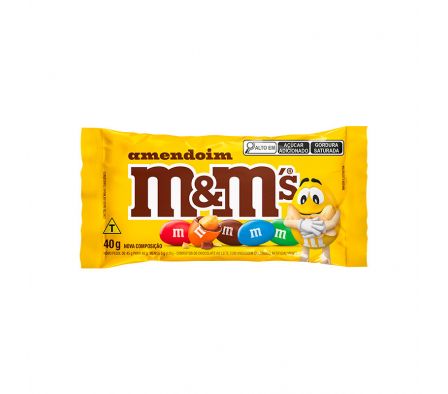 CHOCOLATE CONFITES M&M C/MANI 40GR