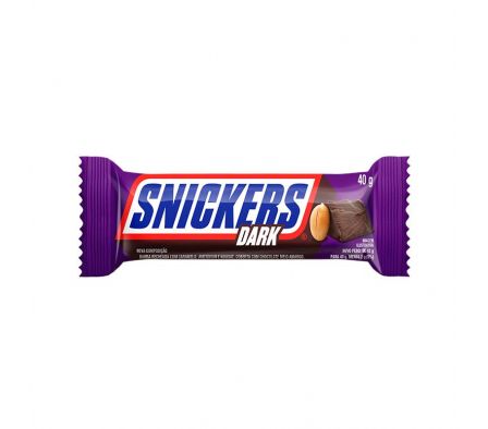 CHOCOLATE BARRA SNICKERS DARK 40G