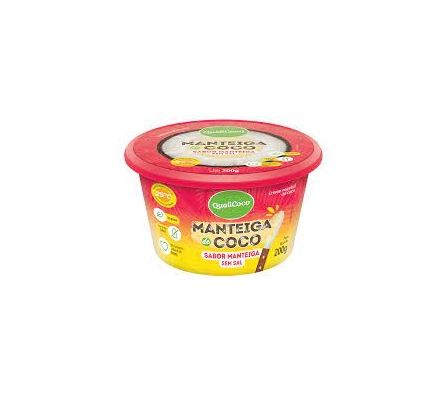 MANTECA QUALICOCO DE COCO S/SAL 200GR