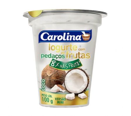 YOGUR CAROLINA TROZOS DE COCO 100GR