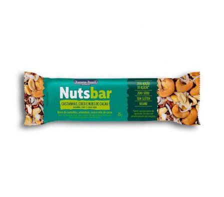 BARRA NUTSBAR CASTAÑAS COCO CHOCOLATE 25 GR