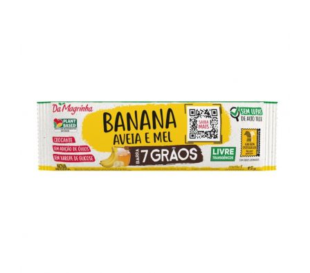 BARRA DA MAGRINHA 100% INTEGRAL BANANA AVENA/MIEL
