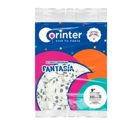 GLOBO CORINTER FUTBOL 9x25