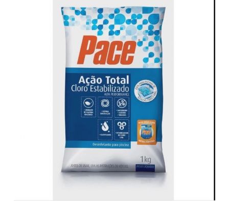 CLORO GRANULADO PACE P/PISCINA 1KG 