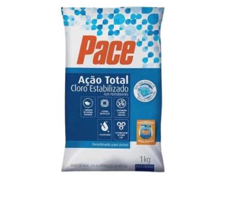 CLORO GRANULADO PACE P/PISCINA 1KG 
