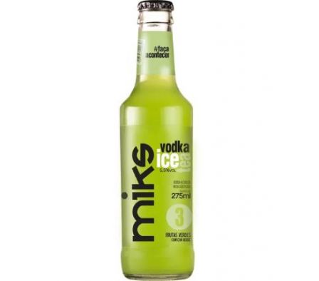 VODKA ICE MIKS FRUTAS VERDES CON TE VERDE 275ML