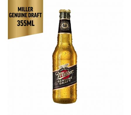 CERVEZA MILLER GENUINE DRAFT BOTELLA 355ML