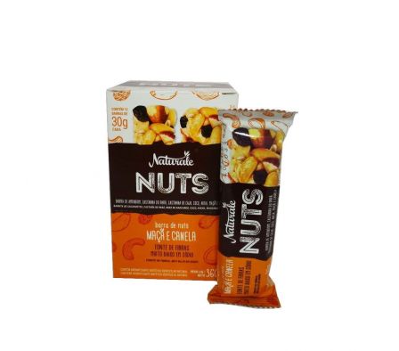 BARRA DE NUTS MANZANA Y CANELA 30GR
