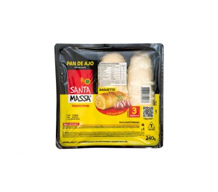 PAN DE AJO SANTA MASSA TRADICIONAL 240GR
