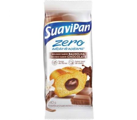 MINI BUDIN LIGTH SUAVIPAN VAINILLA/CHOCOLATE 40GR