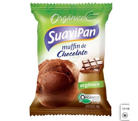 MUFFIN SUAVIPAN DE CHOCOLATE ORGANICO 40GR